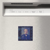 Edgar Allen Poe Photo Magnet Magneet (Insitu (Vaatwasser))