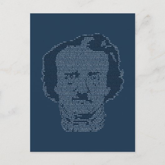 Edgar Allen Poe Post Card Briefkaart (Voorkant)