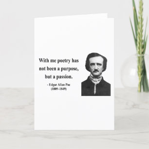 Edgar Allen Poe Quote 11b Kaart