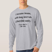 Edgar Allen Poe Quote 2a T-shirt (Voorkant)