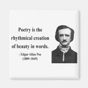 Edgar Allen Poe Quote 5b Magneet