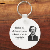 Edgar Allen Poe Quote 5b Sleutelhanger (Voorkant)