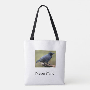 Edgar Allen Poe Raven Never Mind Boodschappentas Draagtas