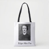 Edgar Allen Poe Raven Never Mind Tote Draagtas (Voorkant)