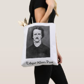 Edgar Allen Poe Raven Never Mind Tote Draagtas (Dichtbij)