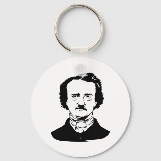 Edgar Allen Poe Raven Sleutelhanger (Voorkant)