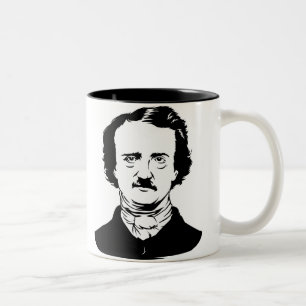 Edgar Allen Poe Raven Tweekleurige Koffiemok
