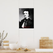 Edgar Allen Poe "Religion is" wiisdom citeert cade Poster (Keuken)