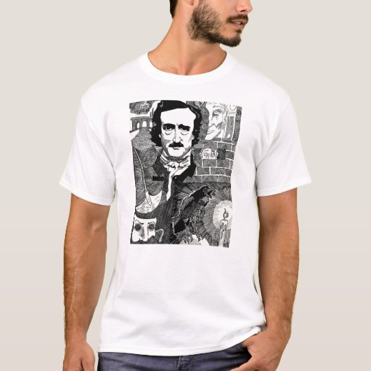 Edgar Allen Poe T-shirt (Voorkant)