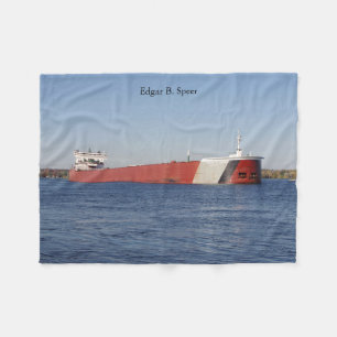 Edgar B. Speer fleece deken