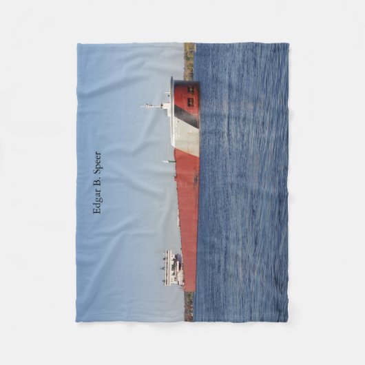 Edgar B. Speer fleece deken (Voorkant)
