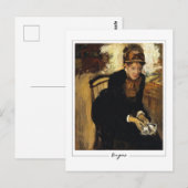 Edgar Degas #11 - Carte postale d'art fin (Devant / Derrière)