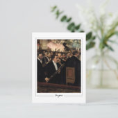 Edgar Degas #12 - Carte postale d'art (Debout devant)