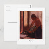 Edgar Degas #14 - Carte postale d'art (Devant / Derrière)