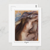 Edgar Degas #15-2 - Carte postale Art (Devant / Derrière)