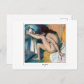 Edgar Degas #19-2 - Carte postale Art (Devant / Derrière)
