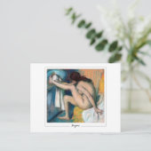 Edgar Degas #19-2 - Carte postale d'art fin (Debout devant)