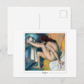 Edgar Degas #19-2 - Carte postale d'art fin (Devant / Derrière)