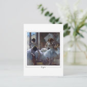 Edgar Degas #1 - Carte postale Art (Debout devant)