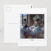 Edgar Degas #1 - Carte postale Art (Devant / Derrière)