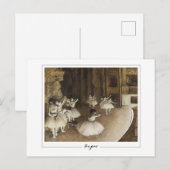 Edgar Degas #22-2 - Carte postale d'art fin (Devant / Derrière)
