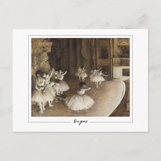 Edgar Degas #22-2 - Kunstpostkaart Briefkaart (Voorkant)