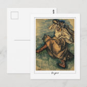 Edgar Degas #285-2 - Carte postale d'art fin (Devant / Derrière)