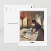 Edgar Degas #31 - Carte postale d'art (Devant / Derrière)