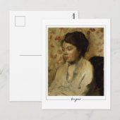 Edgar Degas #328-2 - Carte postale d'art fin (Devant / Derrière)