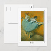 Edgar Degas #4-2 - Carte postale d'art fin (Devant / Derrière)