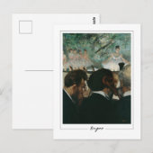 Edgar Degas #5-2 - Carte postale d'art (Devant / Derrière)