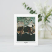 Edgar Degas #5-2 - Fine Art Briefkaart (Staand voorkant)