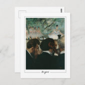 Edgar Degas #5-2 - Fine Art Briefkaart (Voorkant / Achterkant)