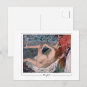 Edgar Degas #5 - Carte postale d'art (Devant / Derrière)