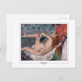 Edgar Degas #5 - Fine Art Briefkaart (Voorkant / Achterkant)