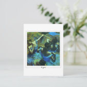 Edgar Degas #61 - Carte postale d'art fin (Debout devant)