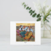 Edgar Degas #6-2 - Carte postale d'art fin (Debout devant)