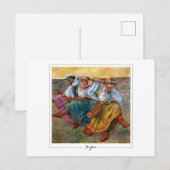 Edgar Degas #6-2 - Carte postale d'art fin (Devant / Derrière)
