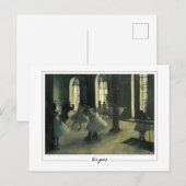 Edgar Degas #7-2 - Carte postale d'art (Devant / Derrière)