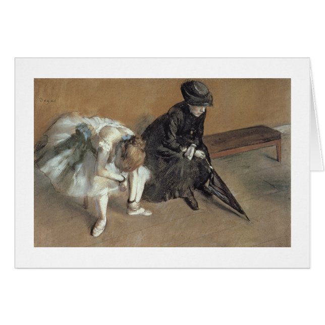 Edgar Degas | attendant, c.1882 (Devant horizontal)