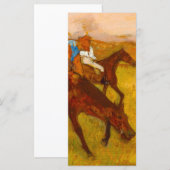 Edgar Degas avant la carte de course (Devant / Derrière)