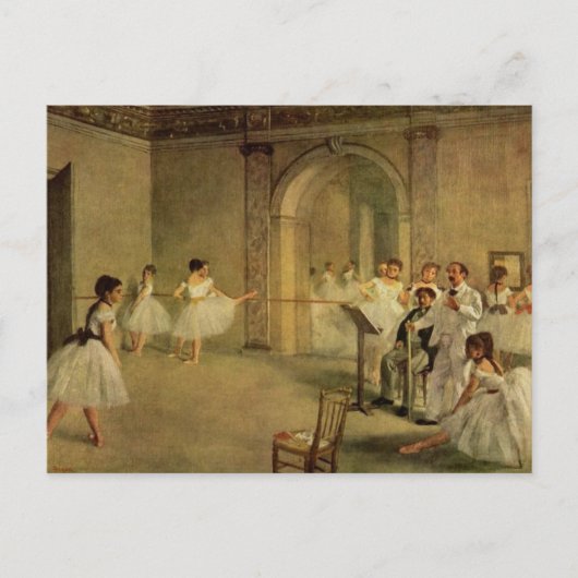 Edgar Degas-Ballerinas Briefkaart (Voorkant)