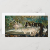 Edgar Degas - Ballet aan de Parijse opera Bedankkaart (Voorkant / Achterkant)