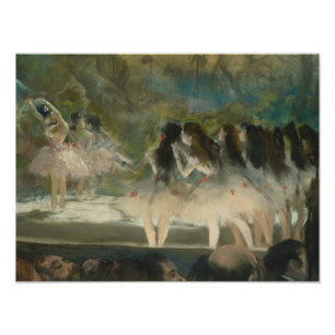 Edgar Degas - Ballet aan de Parijse opera Foto Afdruk