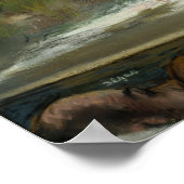 Edgar Degas - Ballet aan de Parijse opera Poster (Hoek)