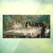 Edgar Degas - Ballet aan de Parijse opera Raamsticker (Vel 3)