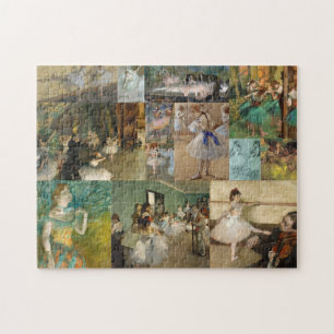 Edgar Degas Ballet Dancers schilderijen en tekenin Legpuzzel