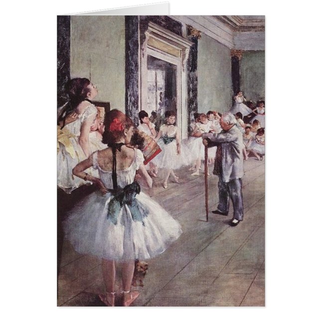 Edgar Degas Ballet Lesson (Voorkant)