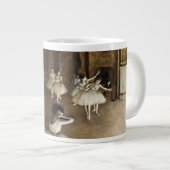 Edgar Degas - Ballet - repetitie op het podium Extra Grote Beker (Voorkant rechts)