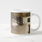 Edgar Degas - Ballet - repetitie op het podium Extra Grote Beker (Rechts)